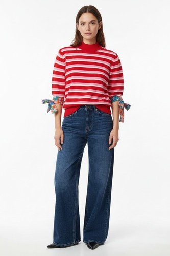 Maglia cotone righe msgm - cotone, a