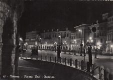 CARTOLINA *68 VERONA VENETO PIAZZA BRA NOTTURNO STORIA MEMORIA VIAGGIATA 1959