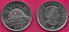 CANADA 5 CENTESIMI 2016 UNC