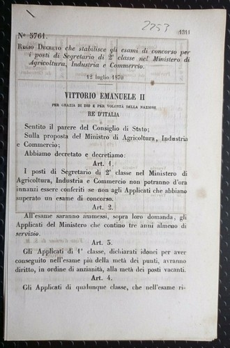 Regio decreto esami concorso - regio,