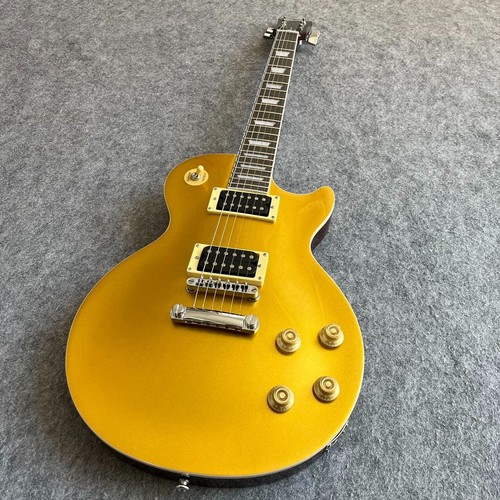 Chitarra elettrica glitter oro