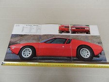 RARO: 1967 POSTER DE TOMASO MANGUSTA MARCHIATO SIRP GIUGIARO