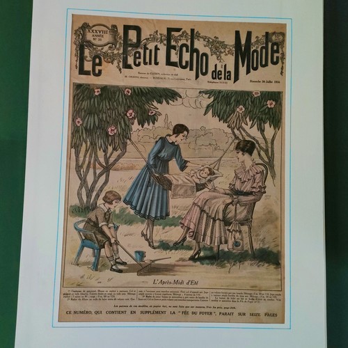 Stampa moda francese - stampa, 1916