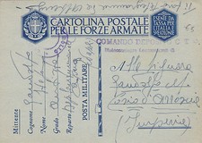 FRANCHIGIA POSTA COMANDO DEPOSITO CT DISTACCAMENTO DI CAPUA NAPOLI  1942 2-177