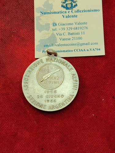 Medaglia alpini 1956 1966 - medaglia,