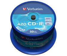 50 CD -R VERBATIM AZO VERGINI