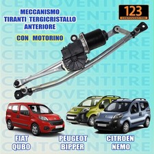TANDEM MECCANISMO + MOTORINO TERGICRISTALLI  FIAT FIORINO QUBO - PEUGEOT BIPPER