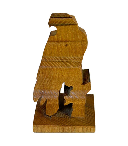 Statuina legno intagliato - legno,