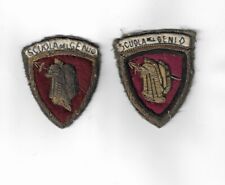 Gagliardetti Fascisti Scuola del Genio Originali e Rarissimi