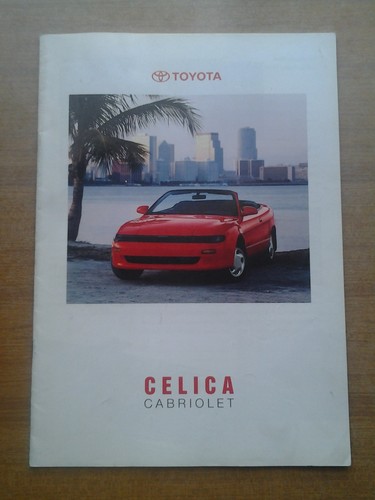 Depliant toyota celica - depliant,