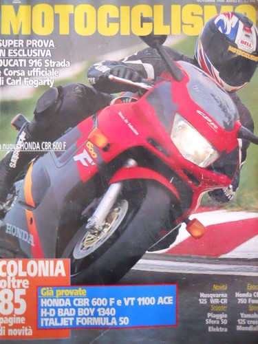 Motociclismo 1994 honda - n�11,