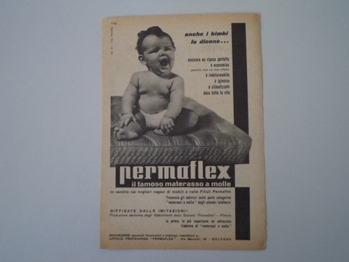 Advertising pubblicità 1958 - advertising,