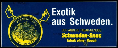Adesivo pubblicitario svezia - -,
