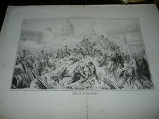 1800 LITOGRAFIA STORIA GUERRA