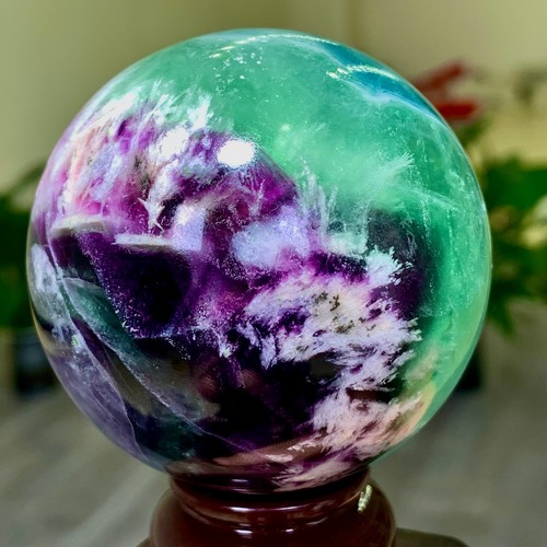 410g rara sfera cristallo - 410g,