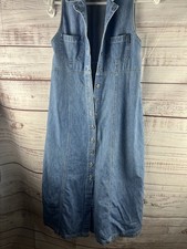Abito midi vero blu denim