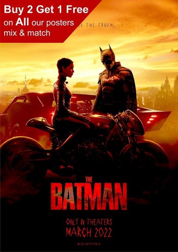 Poster teaser the - batman, and
