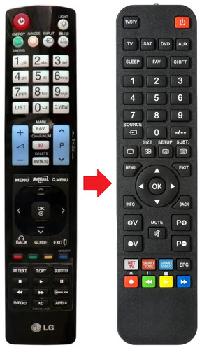 Telecomando adatto per - , lg