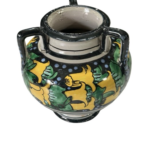 Vaso urna anfora floreale