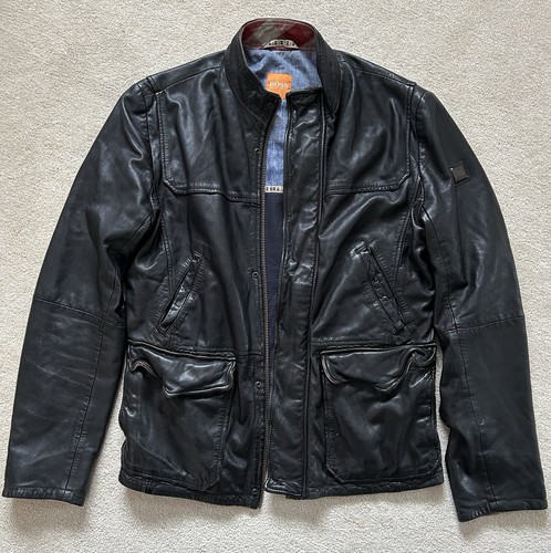 Giacca hugo boss pelle - giacca, nera