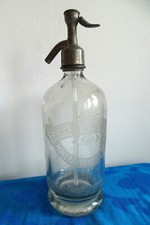 Danimarca "CERES" sifone bottiglia soda vetro cristallo Aarhus