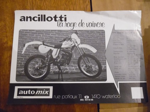 Publicité moto ancillotti - publicité,