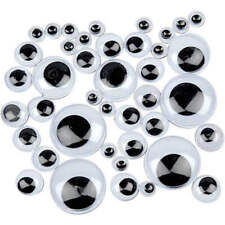 Occhi mobili non adesivi Creativ Company D. 4-20 mm conf. da 1100 pezzi non ades