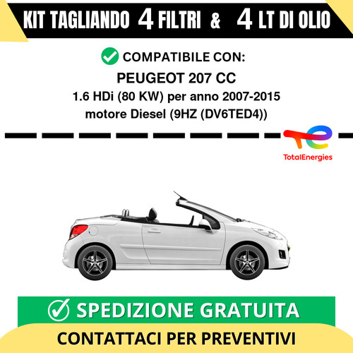 Tagliando per peugeot - tagliando,