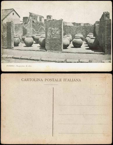 Cartolina pompei antica - cartolina,