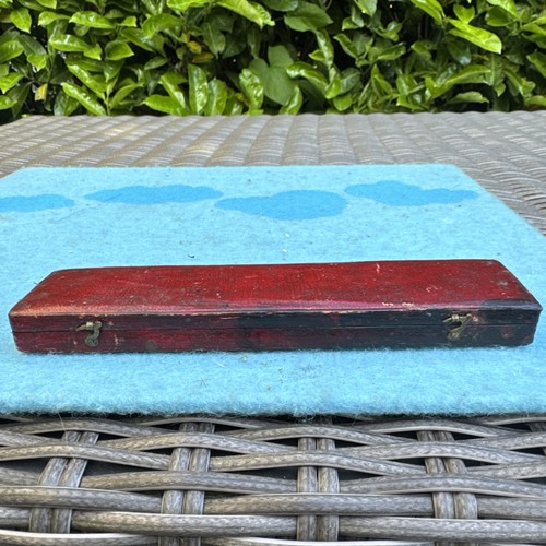 Antique red leather - antique,