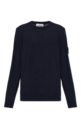 Stone island navy wool sweater - stone,