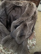 pelliccia volpe argentata