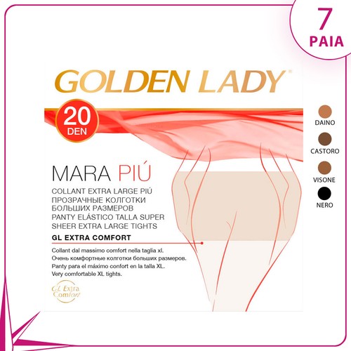 Collant calibrato xxl golden - xxl,