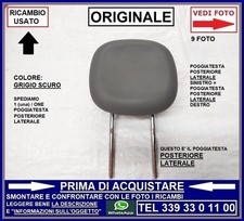 POGGIA TESTA SEDILE POSTERIORE LATERALE SINISTRO = DESTRO FIAT PANDA 3 mod 312