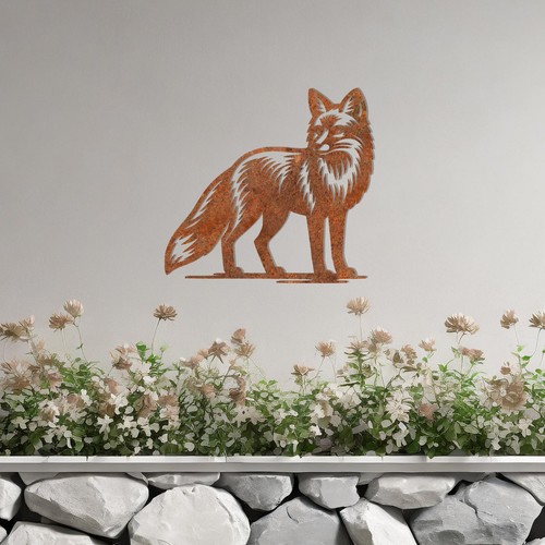 Scultura giardino volpe in - giardino,