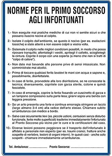 Cartello segnaletico norme - cartello,