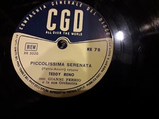 78 giri" TEDDY RENO " SOTTO ER