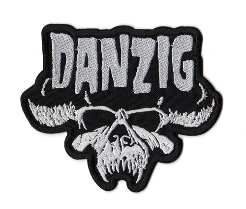Danzig skull embroidered sew - embroidered,