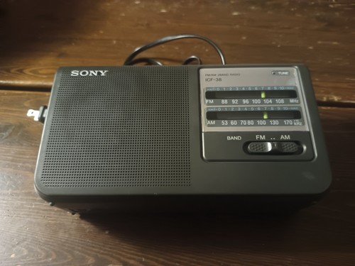 Sony icf radio fm - icf-38, am/fm