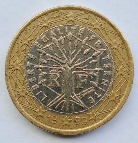 Moneta euro francia - 1, 1999