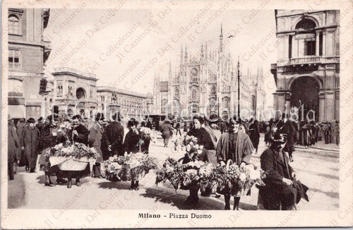 1924 milano piazza duomo - milano,