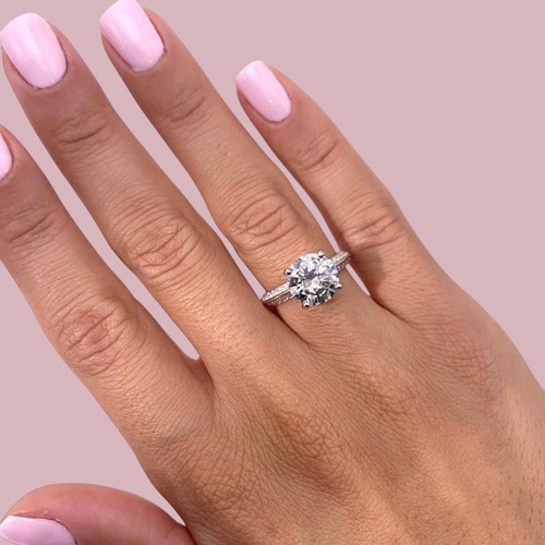 Elegante anello ct oro - ct,
