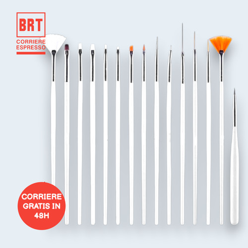 Kit pennelli fini nail - nail, art