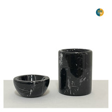 Vaso marmo vasetto portapenne ciotola portagioie svuotatasche porta spazzolino