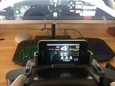 Logitech G29 g923 g920 MOD supporto smartphone cellulare sim racing PC simhub