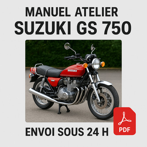 Manuel atelier suzuki - atelier, gs750