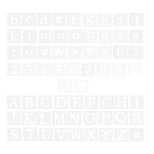 Pcs stencil per tessuti - 65,