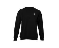 Felpa nera minimal preston - felpa,