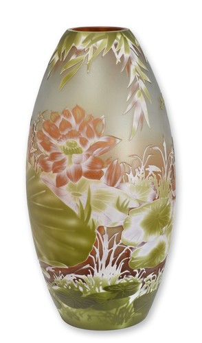 Vaso vetro stile galle - stile,