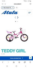 Bicicletta atala teddy girl - bicicletta,